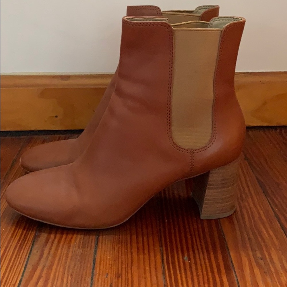 Ann Taylor leather booties